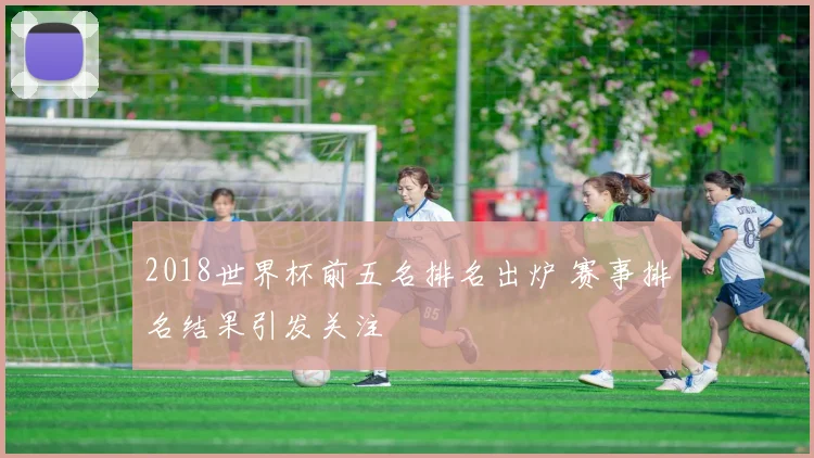 2018世界杯前五名排名出炉 赛事排名结果引发关注